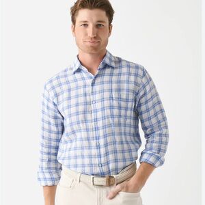 NWT Peter Millar Edisto Linen Sport shirt